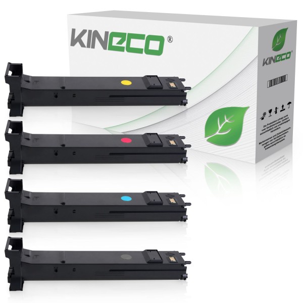Kineco Set 4 Toner kompatibel zu Konica Bizhub TN318