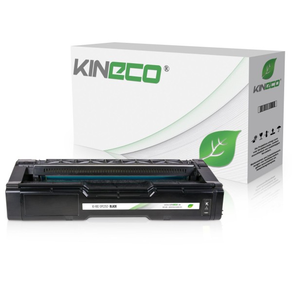 Kineco Toner kompatibel zu Ricoh SPC252 HC 407716 bk