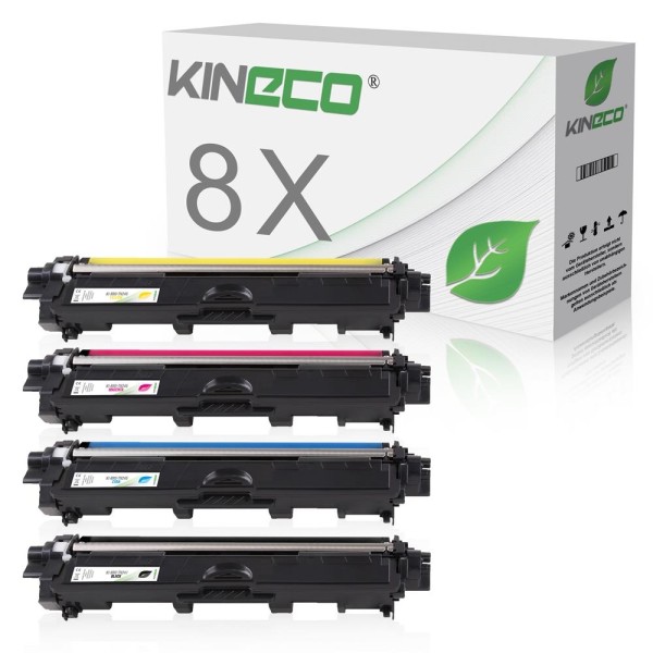Kineco Multipack 8 Toner Brother TN241 TN245 2-2