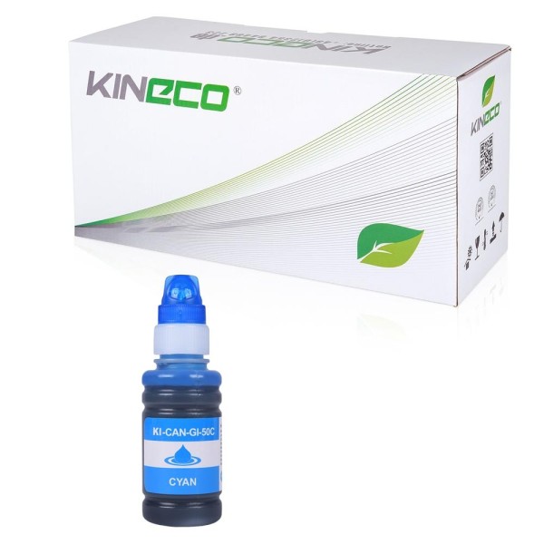 Kineco kompatibel für Canon Tintenpatrone 3403C001 / GI-50C Cyan