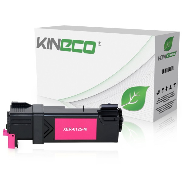 Toner kompatibel zu Xerox Phaser 6125 106R01332 XL Magenta