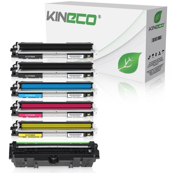 Kineco Multipack 5 Toner HP CF350A-CF353A Trommel CE314A