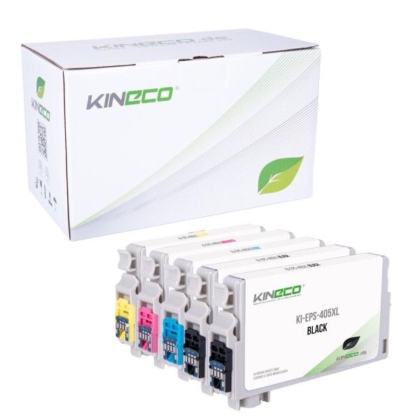 Kineco Set 5 Patronen kompatibel zu Epson 405XL