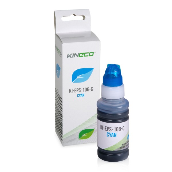 Tintenpatrone kompatibel zu Epson EcoTank 106 C13T00R240 XL Cyan