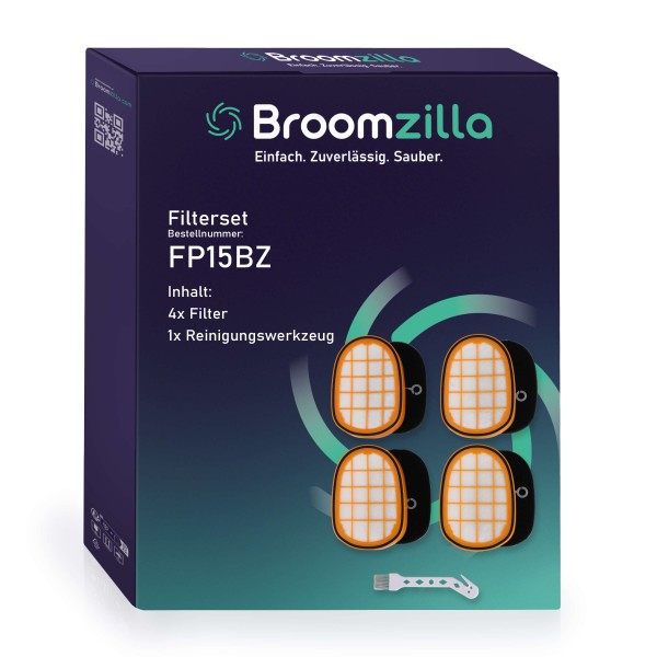 Broomzilla Filterset kompatibel zu Philips SpeedPro Max 6000/7000/8000 4x