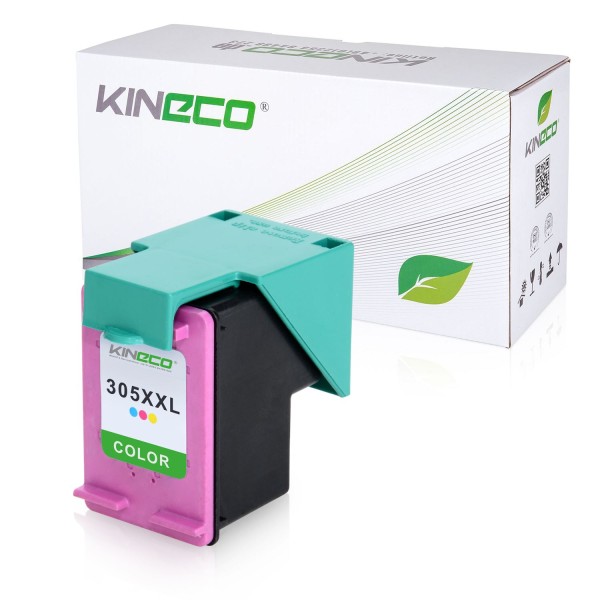 Kineco Tintenpatrone kompatibel zu HP 305XL 3YM63AE XL Color