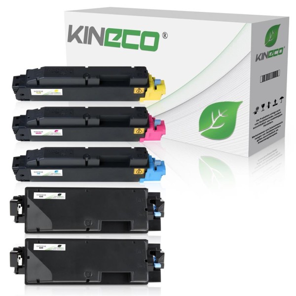 Kineco Multipack 5 Toner für Kyocera TK-5140 2-1-1-1