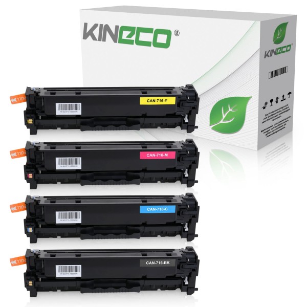 4 Toner kompatibel zu Canon Cartridge 716 XL