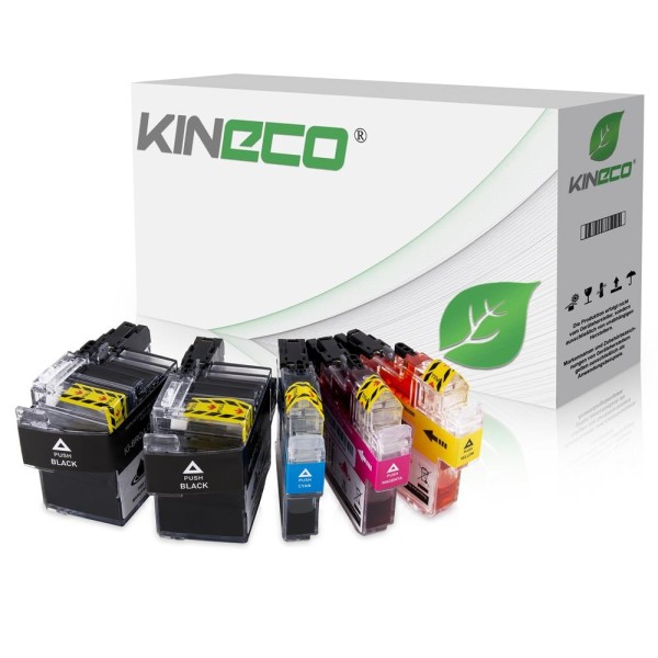 Kineco Multipack 5 Tintenpatronen für Brother LC3219