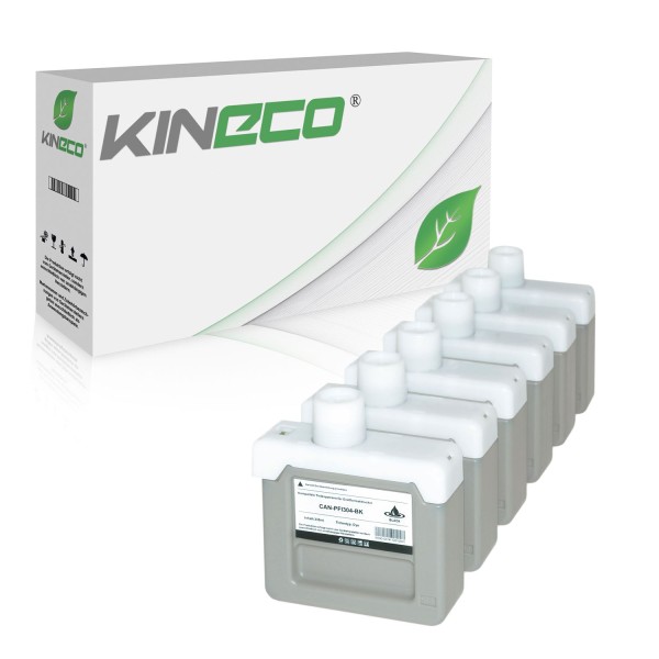 Kineco Set 6 Patronen kompatibel zu Canon PFI304pcpm