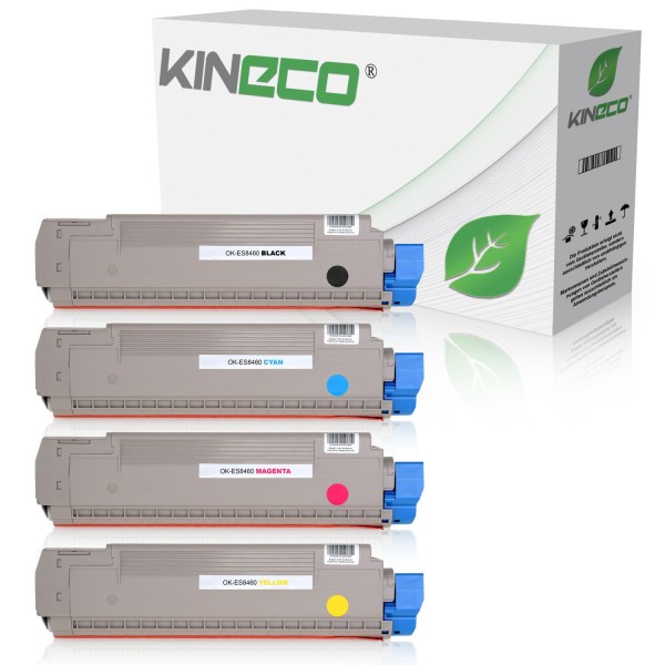 4 Toner kompatibel zu OKI ES8460 XL