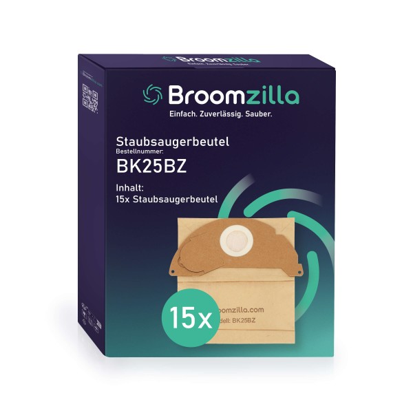 Broomzilla Staubsaugerbeutel kompatibel zu Kärcher MV2/WD2