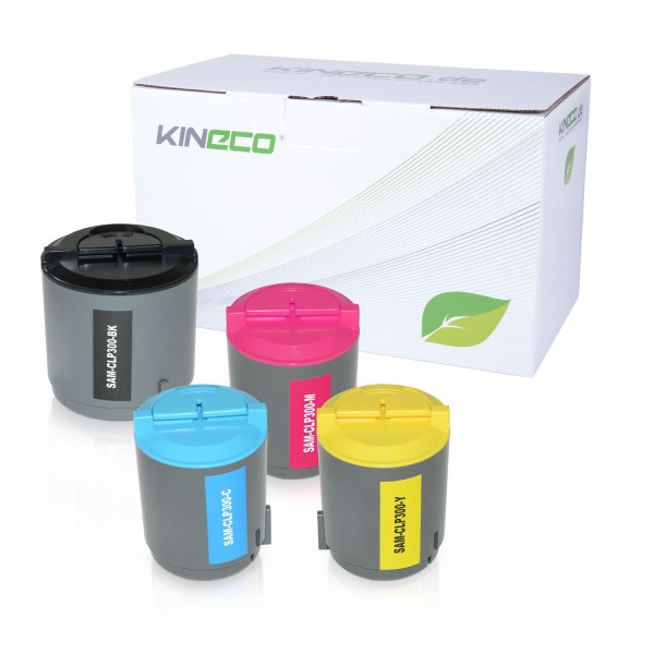 Kineco Set 4 Toner kompatibel zu Samsung CLP300