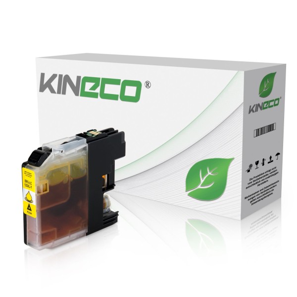 Tintenpatrone kompatibel zu Brother LC-125XLY XL Yellow