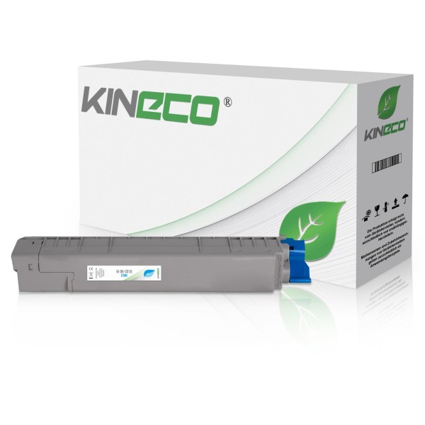 Kineco Toner kompatibel zu OKI C810 44059107 XL Cyan