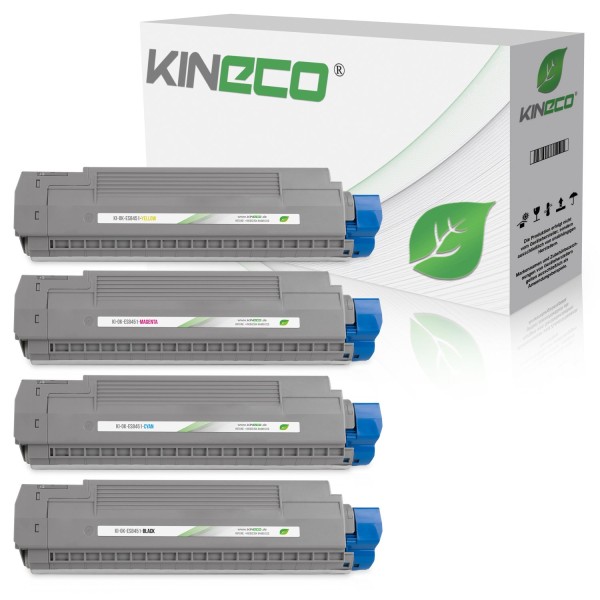 Kineco 4 Toner kompatibel zu OKI ES8451 XL