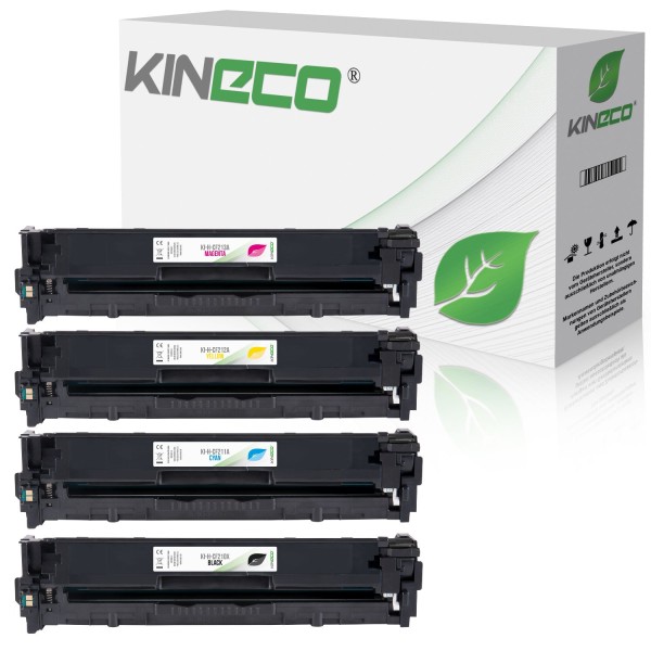 4 Toner kompatibel zu HP CF210X-CF213A XL