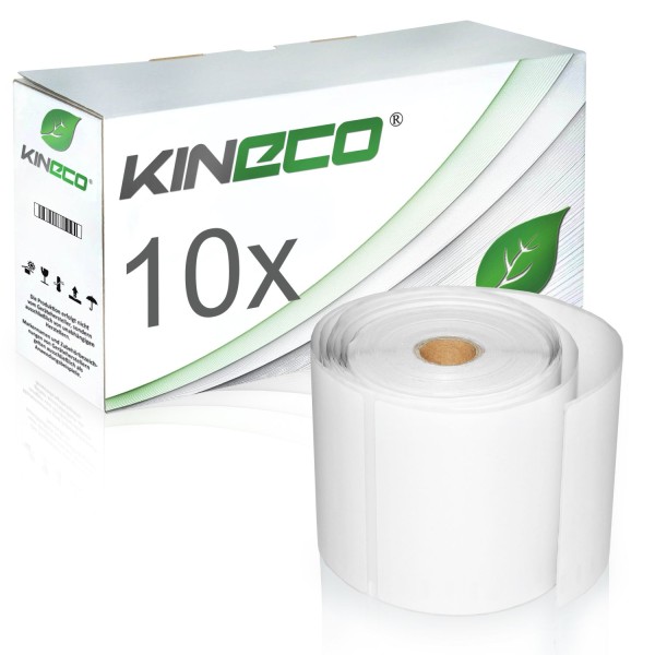 10x Etiketten kompatibel zu Dymo S0904980, 104mm x 159mm