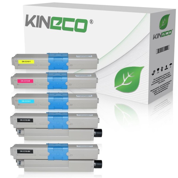 Kineco Multipack 5 Toner OKI C310 2-1-1-1