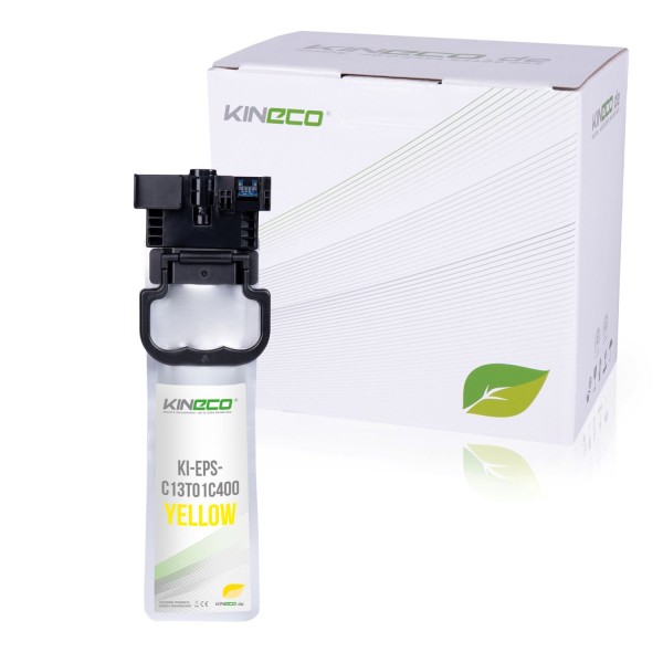 Tintenpatrone kompatibel zu Epson T01C4 C13T01C400 Yellow