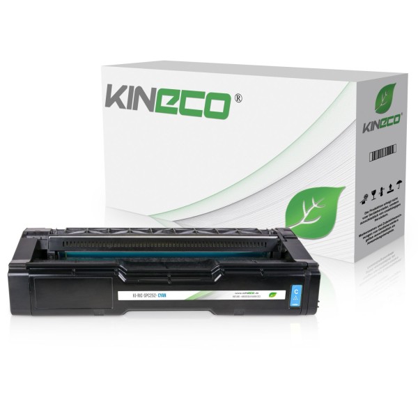 Toner kompatibel zu Ricoh Aficio SPC 252 XL 407717 XL Cyan