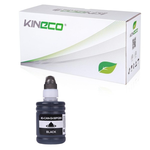 Kineco kompatibel für Canon Tintenpatrone 3386C001 / GI-50PGBK Schwarz