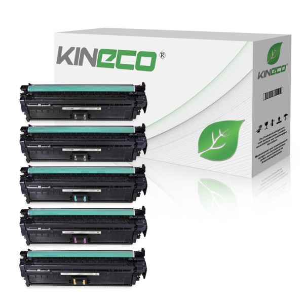 Kineco Multipack 5 Toner für HP CE340A-CE343A 2-1-1-1