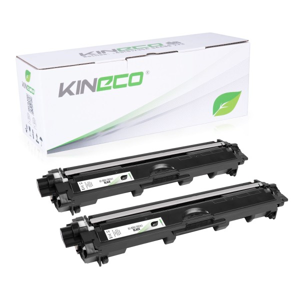 2 Toner kompatibel zu Brother TN-241BK XL Schwarz