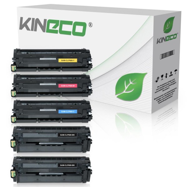 Kineco Multipack 5 Toner Samsung CLP680 2-1-1-1