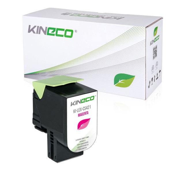 Toner kompatibel zu Lexmark CS421 78C20M0 XL Magenta