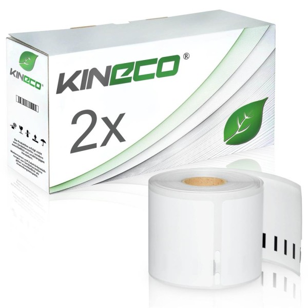 Kineco Multipack 2 Etiketten Dymo 99014 S0722430 54x101mm