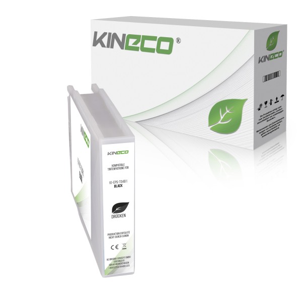 Tintenpatrone kompatibel zu Epson WF-C8690 C13T04B140 XL Schwarz