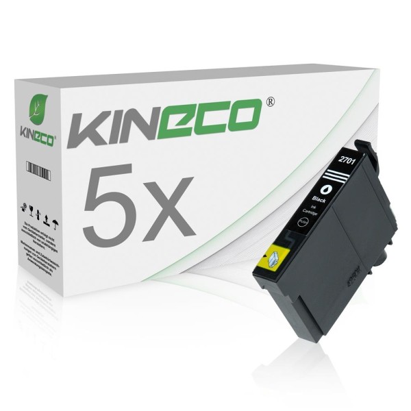 Kineco Multipack 5 Tintenpatronen für Epson C13T27014010